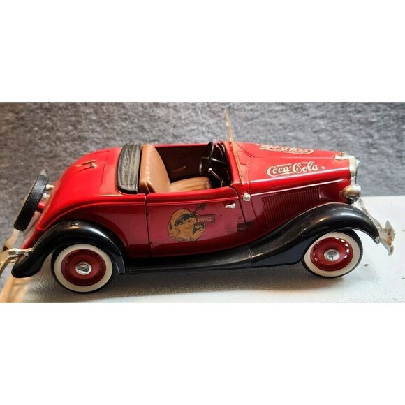 FORD Roadster cabriolet open rouge CUSTOM 1/18 SOLIDO 8301 voiture miniature col